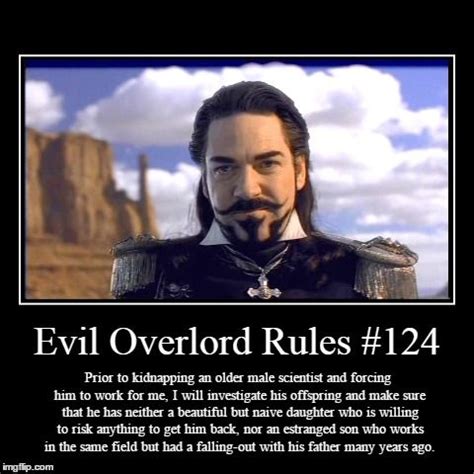 Pin on Evil Overlord Rules
