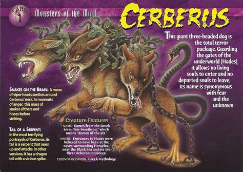 Cerberus | Mythological creatures, Greek mythological creatures ...