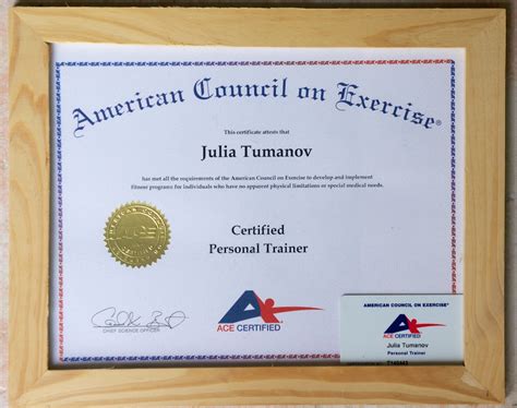 Certifications — FitnessJ Personal Training