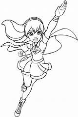 Dc Super Hero Girls Coloring Pages  Learny Kids sketch template