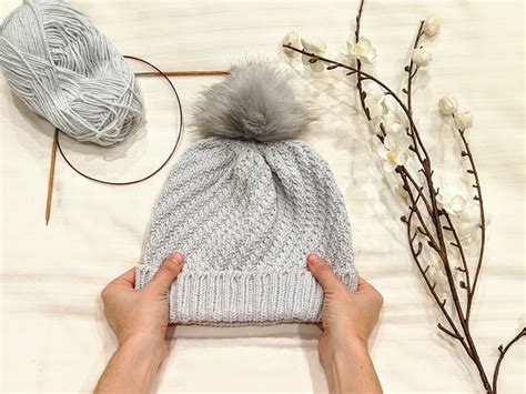 Diagonal Rib Stitch Hat - Free Pattern — Knit Paint Sew