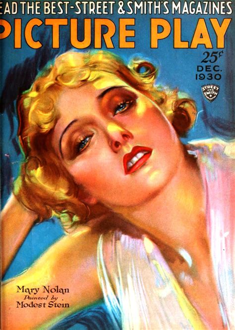 Mary Nolan on the cover of Picture Play magazine December 1930 | Vintage movie stars, Magazine ...