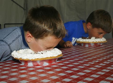 Pie eating contests are FUN (and delightfully messy!) Jillian Danielson Photography | Pie eating ...