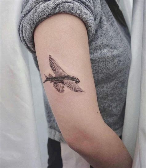 101 Best Flying Fish Tattoo Ideas That Will Blow Your Mind!