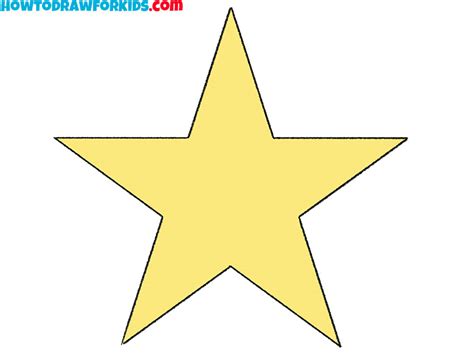 How to Draw a Star Step by Step - Easy Drawing Tutorial For Kids