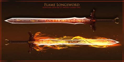 Flame sword by Bing0ne on DeviantArt Fantasy Sword, Fantasy Warrior ...
