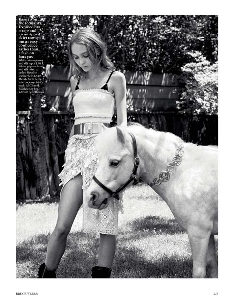 Lily Rose Depp – Vogue UK Magazine (December 2016) | GotCeleb