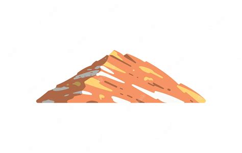 Premium Vector | Mountains landscape isolated vector illustration in ...