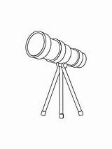 Olie Polie With Telescope Coloring Page Printable For  sketch template