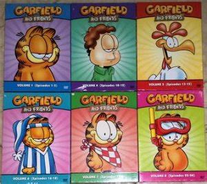 GARFIELD AND FRIENDS DVD Set of 6 ( 18 Episodes ) NEW!