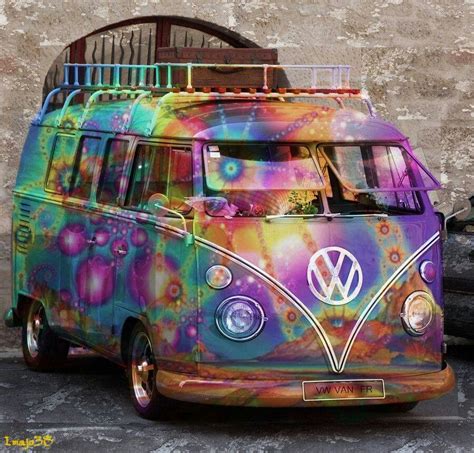 Pin by Dori Marshall on Art is everywhere | Hippie bus, Vw bus, Vw van