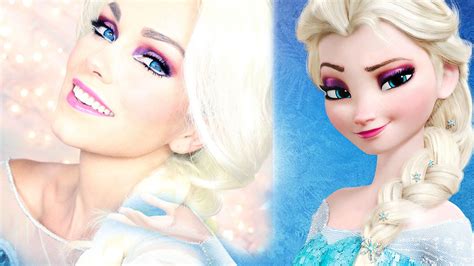 Elsa Frozen Makeup - YouTube