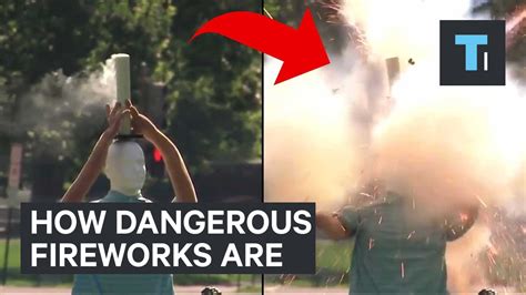 How dangerous fireworks are - YouTube