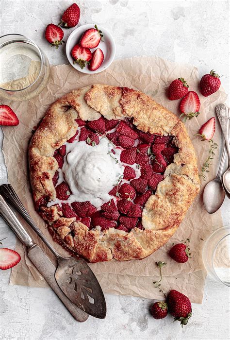 Puff Pastry Strawberry Galette - Yoga of Cooking