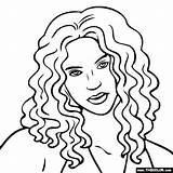 Shakira Coloring Pages  Home sketch template