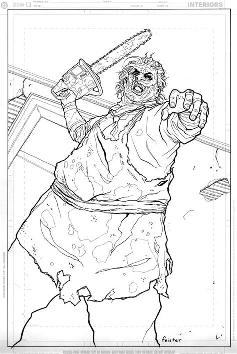 Leatherface Coloring Pages Coloring Pages