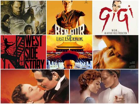 Hollywood films with most Oscar wins