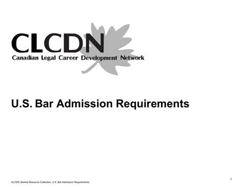 US Bar Admission Requirements Bar Admission