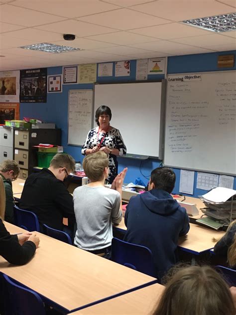 Pauline Latham OBE MP visits Belper School and Sixth Form to talk to pupils about their ...