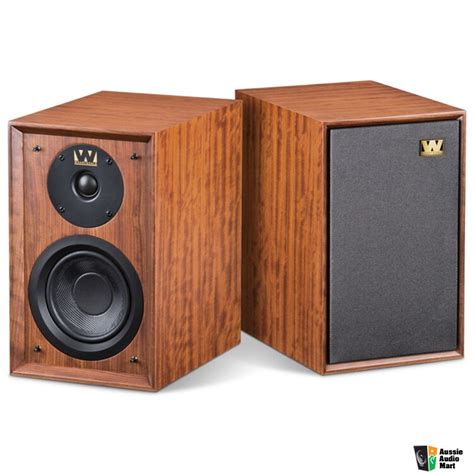 Wharfedale Denton 80 Anniversary Bookshelf Speakers-Mahogany Photo #981897 - Aussie Audio Mart