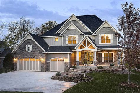 Plan 73377HS: Modern Storybook Craftsman House Plan with 2-Story Great Room in 2021 | Craftsman ...