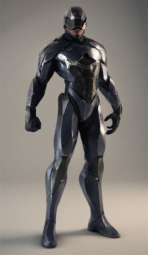 new Robocop concept art Suit Of Armor, Body Armor, Costume Batman, Armadura Sci Fi, Character ...