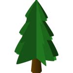 Prismatic Snowflake Christmas Tree 2 | Free SVG