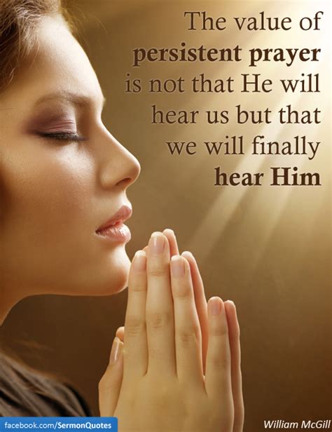 The value of persistent prayer - SermonQuotes