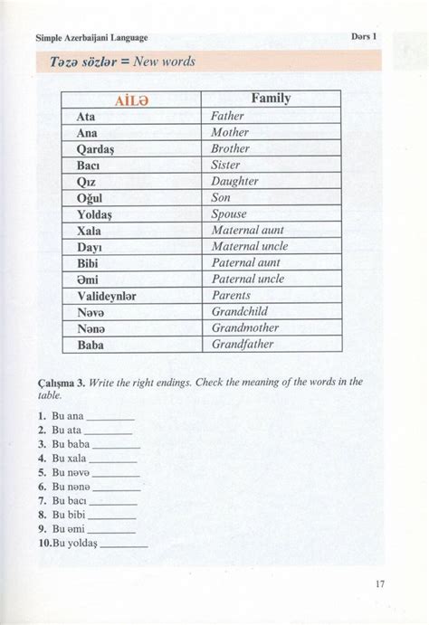 Simple Azerbaijani Language Book - Study Azeri Language course