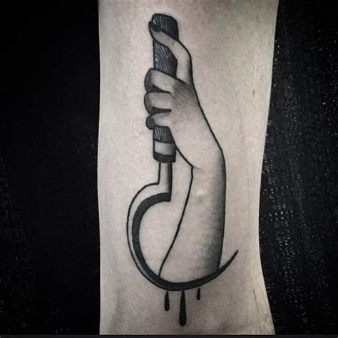 15 Dark Scythe And Sickle Tattoos | Tattoos, Tattoo designs, Ink