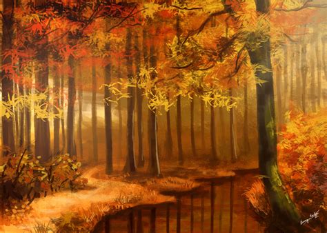 Image detail for -Autumn forest by *Sunimo on deviantART Fantasy Forest ...