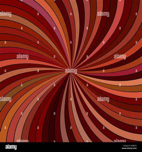 Brown abstract hypnotic spiral burst stripe background - vector graphic design Stock Vector ...