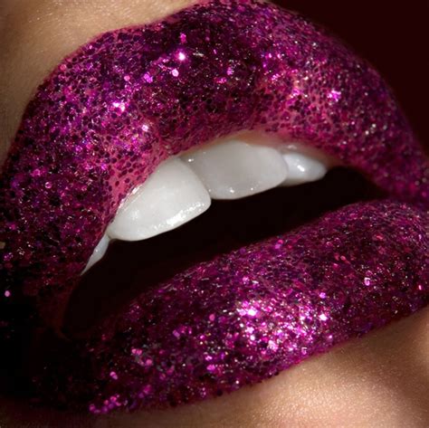 Glitter Lips | Glitter lips, Purple lips, Beautiful lips