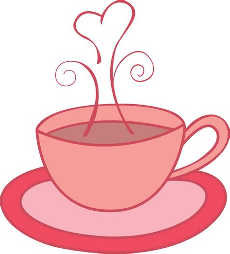 pink tea cup clip art free - Clip Art Library