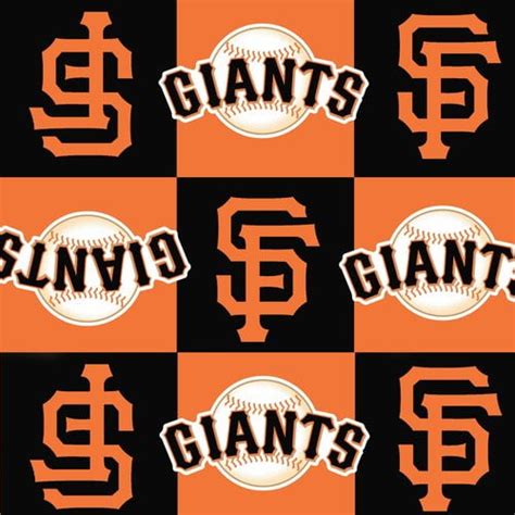 MLB San Francisco Giants Fleece Fabric, per Yard - Walmart.com - Walmart.com