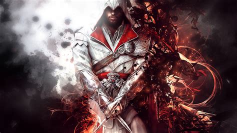 Wallpaper : Ezio Auditore da Firenze, video games, Assassin's Creed Brotherhood, Assassin's ...