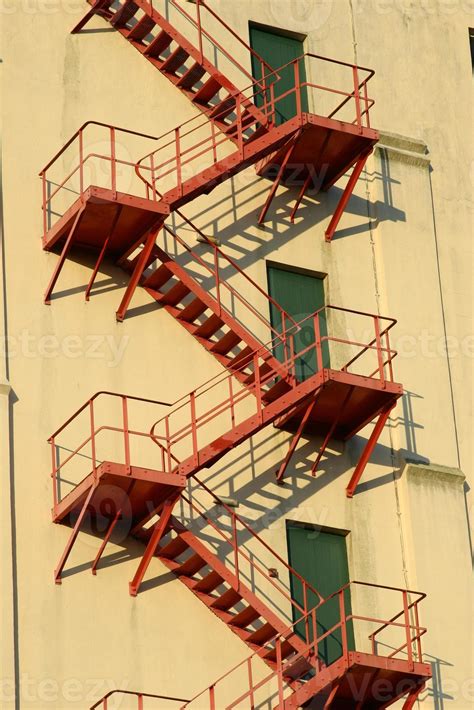 Fire Escape Ladder 908001 Stock Photo at Vecteezy