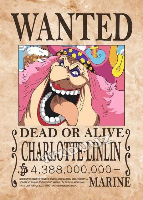 Big Mom Bounty Poster | One Piece Merch Store