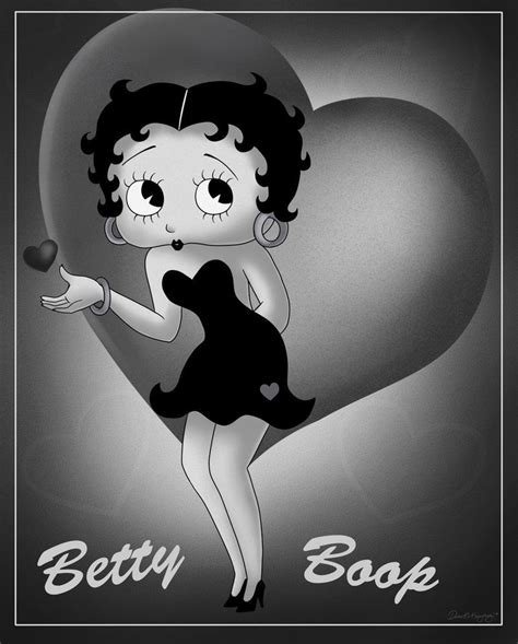 Pin on Betty Boop black and white pictures