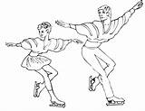 Ice skating coloring Pages To Download And Print For Free sketch template