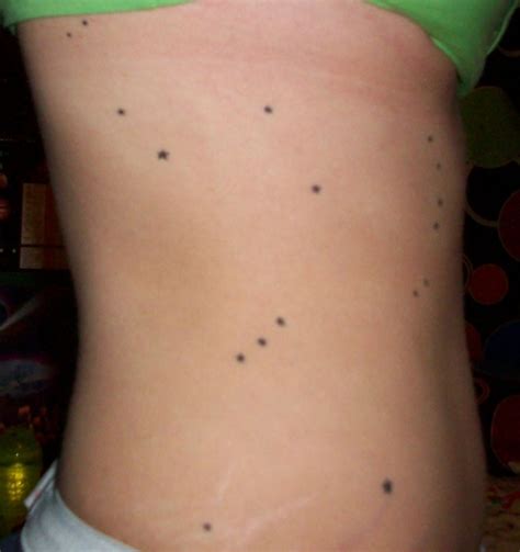 Orion Belt Constellation Tattoo