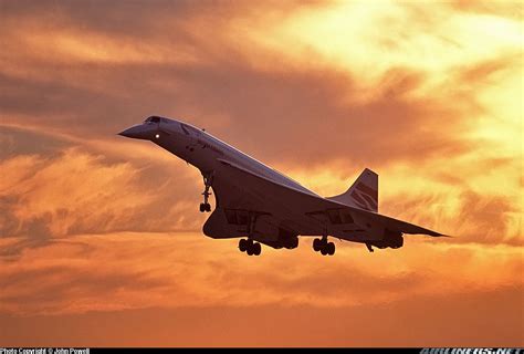 Concorde, Tupolev Tu 144, Fairford, Boeing 767, Passenger Aircraft, Night Flight, Sunset ...