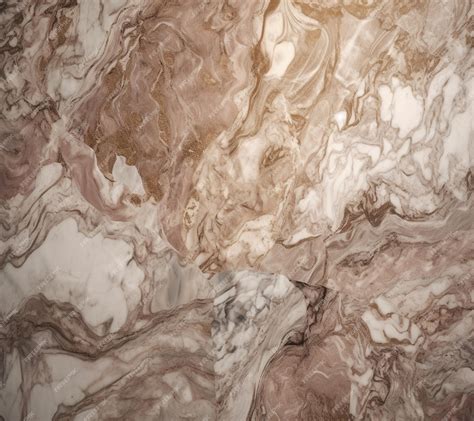 Premium Photo | A marble tile with a brown and white marble pattern.