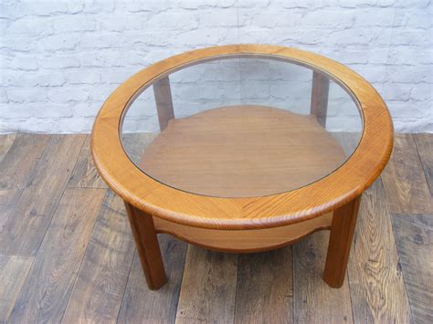 [View 37+] Mid Century Round Glass Coffee Table