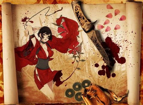 1600x900 resolution | brown blade, artwork, fantasy art, Red Ninja: End of Honor, knife HD ...