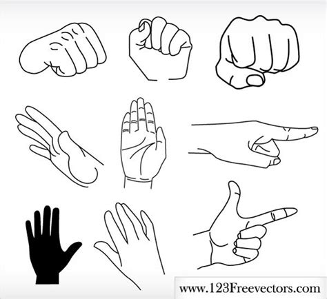 Free Vector Hands by 123freevectors on DeviantArt