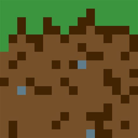 Minecraft Grass Pixel Art