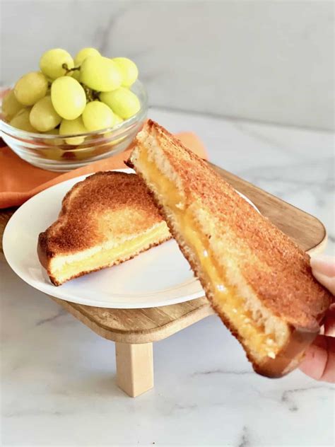 Toaster Oven Grilled Cheese Sandwich - The Short Order Cook