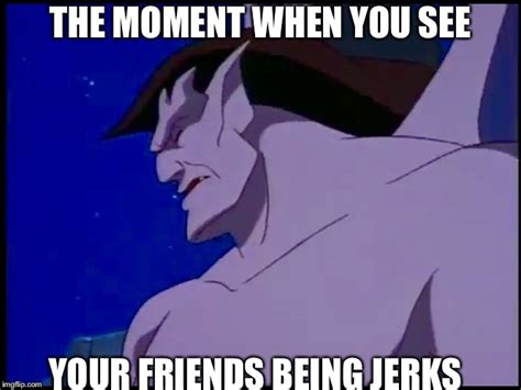 Image tagged in disgusted goliath,memes,funny,gargoyles,gargoyle - Imgflip