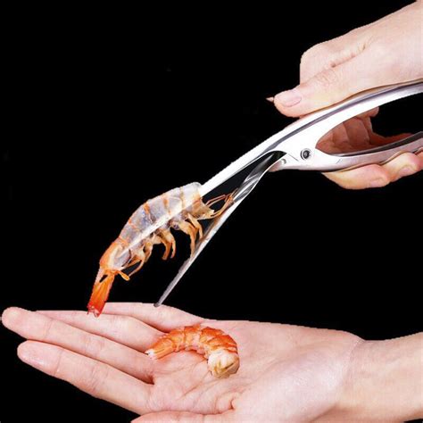 Shrimp Deveiner Tool 304 Stainless Steel Shrimp Cleaner Knife Peeling ...